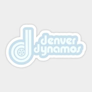 Defunct Denver Dynamos NASL Soccer 1975 Sticker